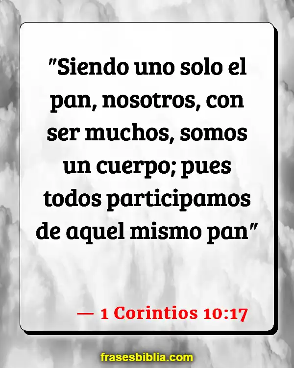 Versículos De La Biblia Última cena (1 Corintios 10:17)