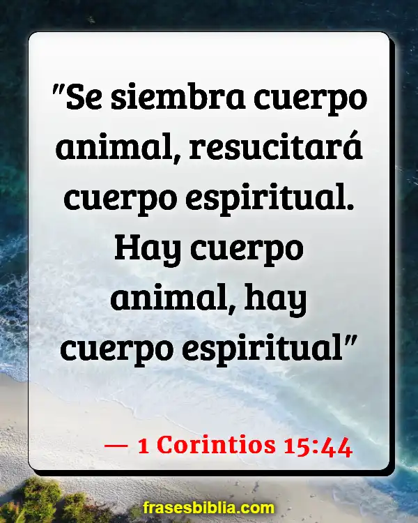 Versículos De La Biblia Amar tu cuerpo (1 Corintios 15:44)