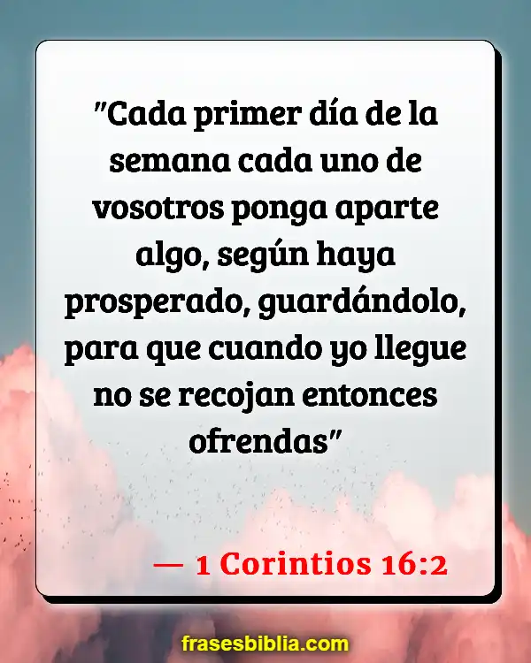 Versículos De La Biblia Haciendo ejercicio (1 Corintios 16:2)