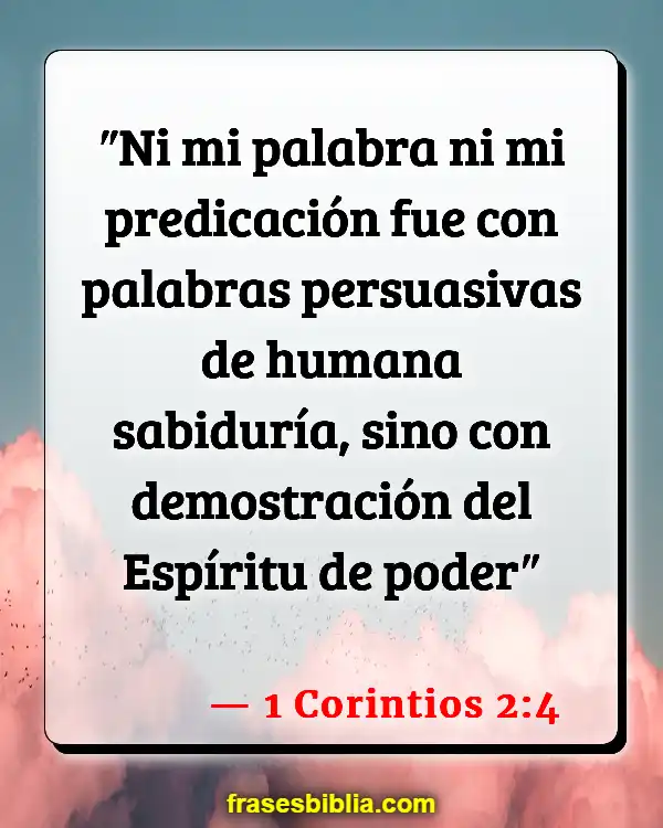 Versículos De La Biblia La rosa de Sharon (1 Corintios 2:4)