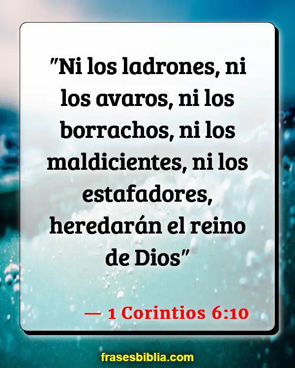 Versículos De La Biblia Levadura (1 Corintios 6:10)