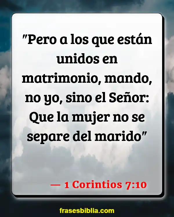 Versículos De La Biblia Tu marido (1 Corintios 7:10)