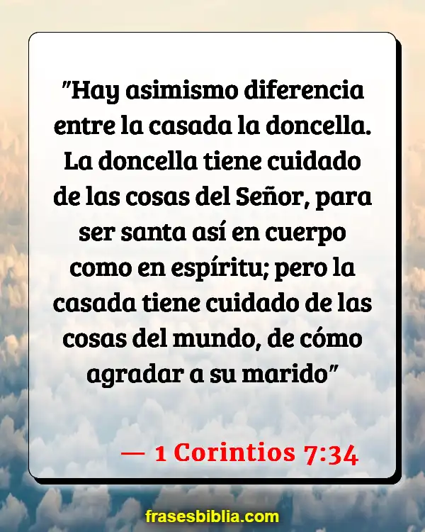 Versículos De La Biblia Cuerpo Alma y Espíritu (1 Corintios 7:34)