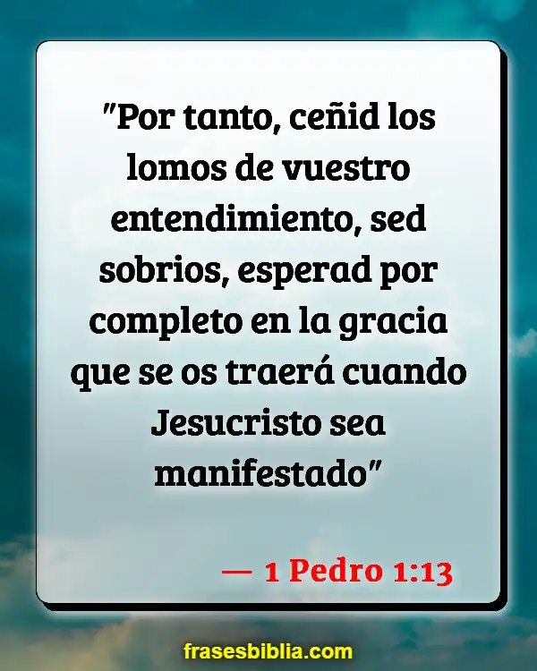 Versículos De La Biblia La mente (1 Pedro 1:13)