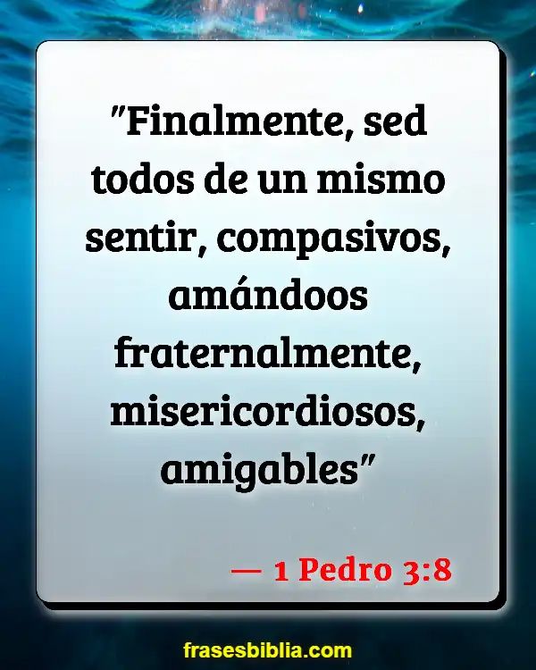 Versículos De La Biblia Desunión (1 Pedro 3:8)