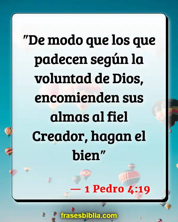 Versículos De La Biblia Hablando de dolor (1 Pedro 4:19)