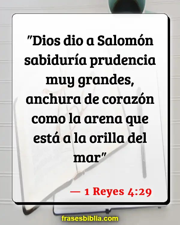 Versículos De La Biblia Rey Salomón (1 Reyes 4:29)