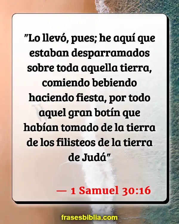 Versículos De La Biblia Baile de alabanza (1 Samuel 30:16)