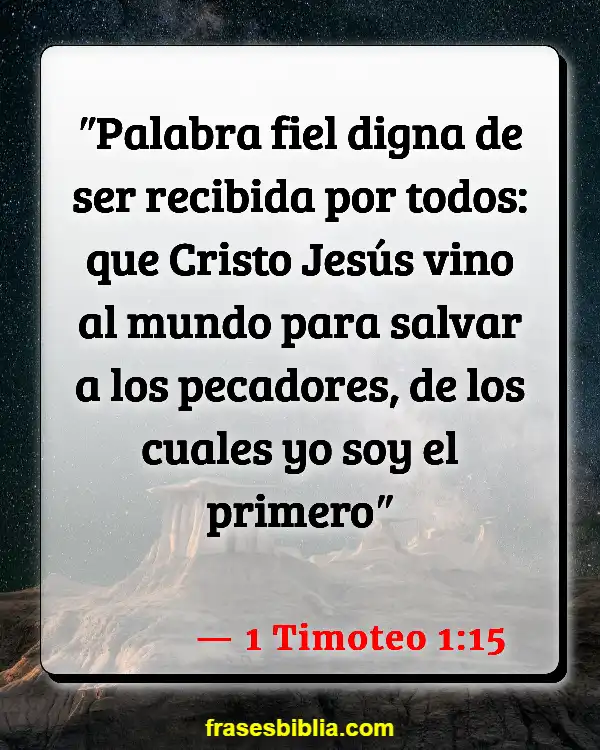 Versículos De La Biblia Semana Santa (1 Timoteo 1:15)