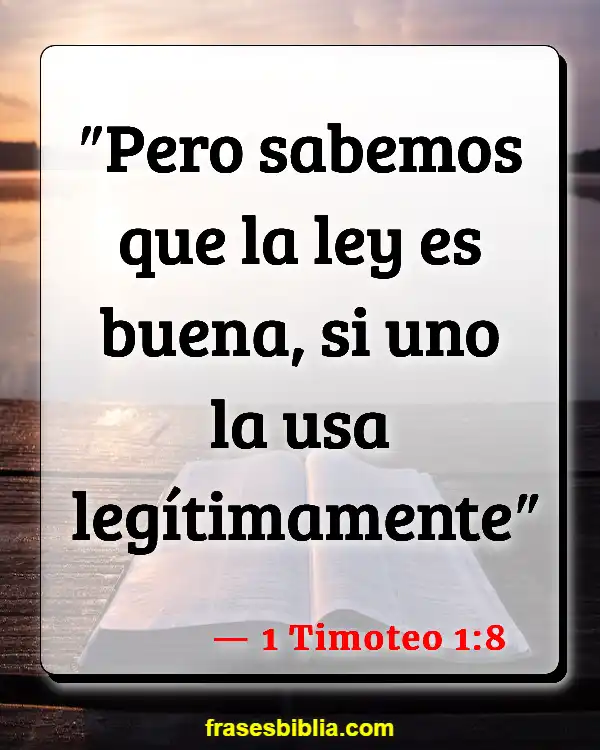 Versículos De La Biblia Adorno (1 Timoteo 1:8)