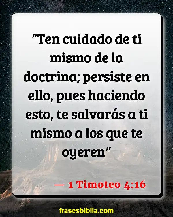 Versículos De La Biblia Desprenderse (1 Timoteo 4:16)