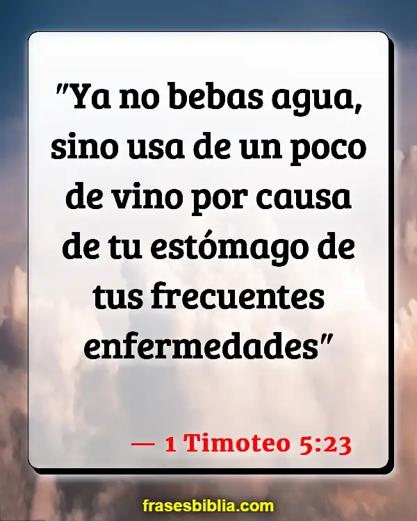 Versículos De La Biblia Odres de vino (1 Timoteo 5:23)