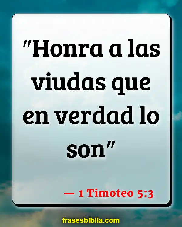 Versículos De La Biblia Fideicomisarios (1 Timoteo 5:3)