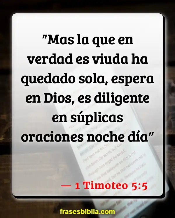 Versículos De La Biblia Ancianos y diáconos (1 Timoteo 5:5)