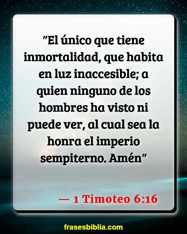 Versículos De La Biblia Incertidumbre (1 Timoteo 6:16)