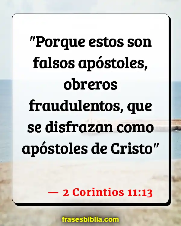 Versículos De La Biblia Ser masón (2 Corintios 11:13)