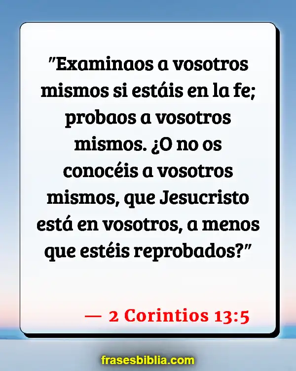 Versículos De La Biblia Equivocado (2 Corintios 13:5)