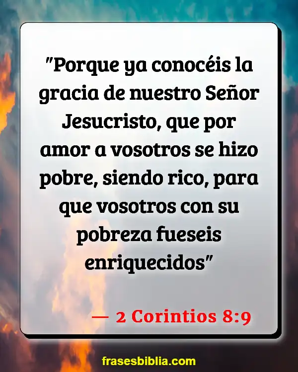 Versículos De La Biblia Caridad (2 Corintios 8:9)