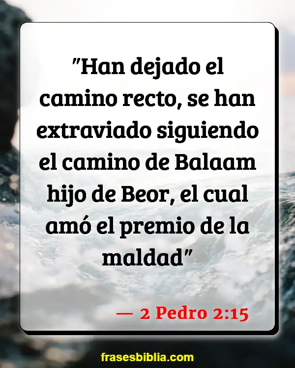 Versículos De La Biblia Lobo (2 Pedro 2:15)