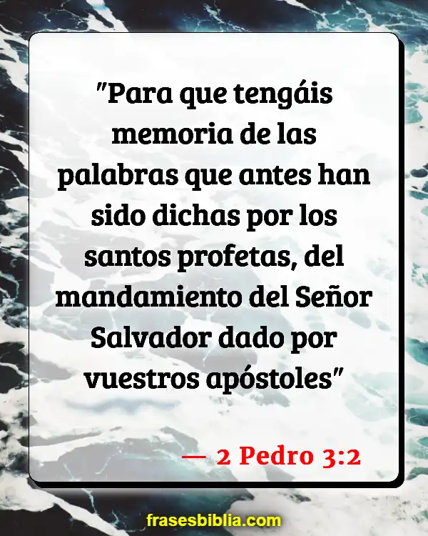 Versículos De La Biblia Feo (2 Pedro 3:2)