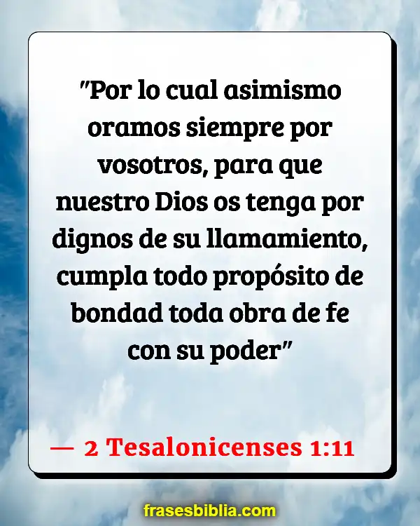 Versículos De La Biblia Convocación (2 Tesalonicenses 1:11)