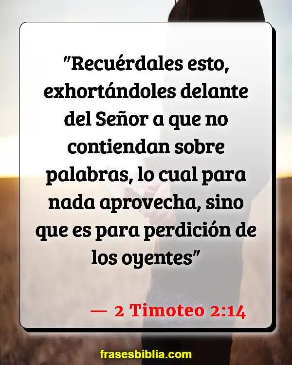 Versículos De La Biblia Palabra (2 Timoteo 2:14)