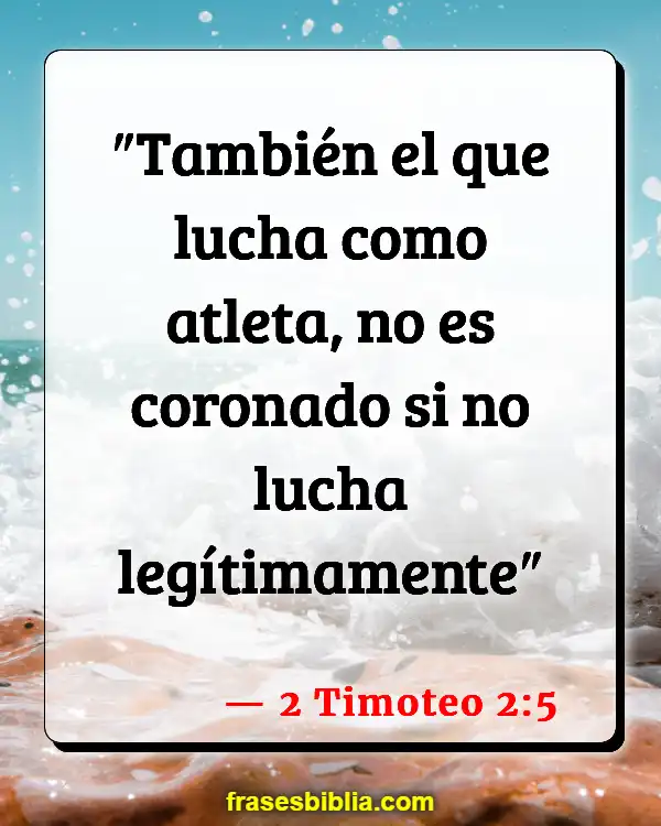 Versículos De La Biblia Nadar (2 Timoteo 2:5)
