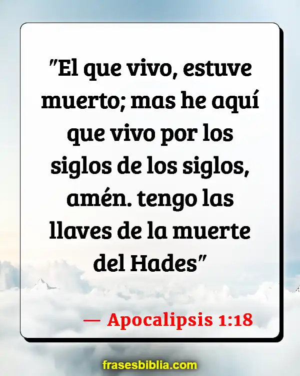 Versículos De La Biblia Cuando morimos (Apocalipsis 1:18)