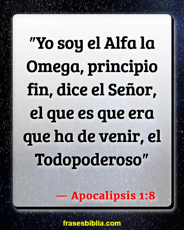 Versículos De La Biblia Buda (Apocalipsis 1:8)