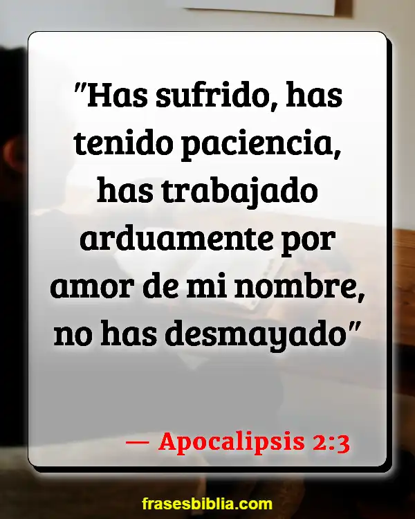 Versículos De La Biblia Bereanos (Apocalipsis 2:3)