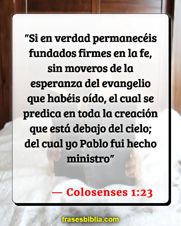 Versículos De La Biblia Intercambio (Colosenses 1:23)