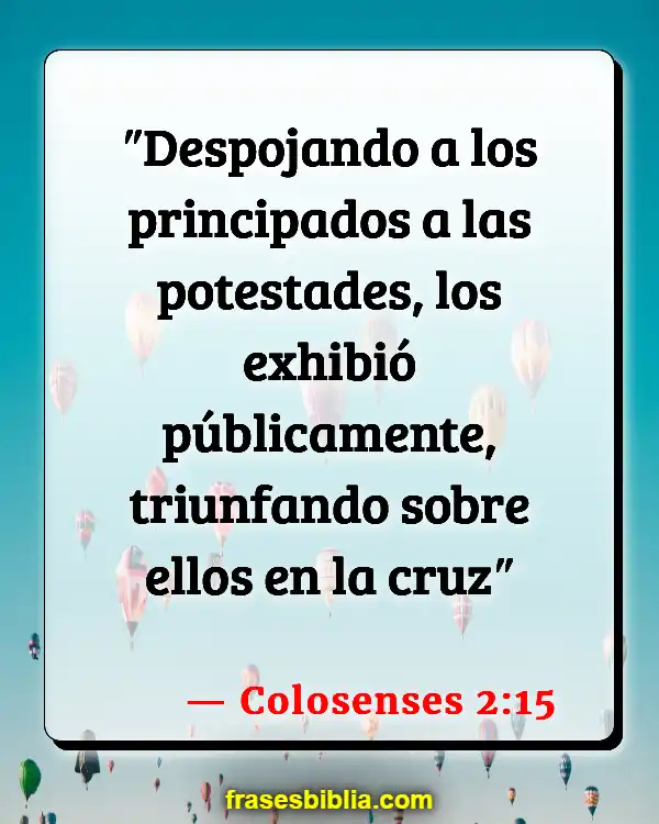 Versículos De La Biblia Indulto (Colosenses 2:15)