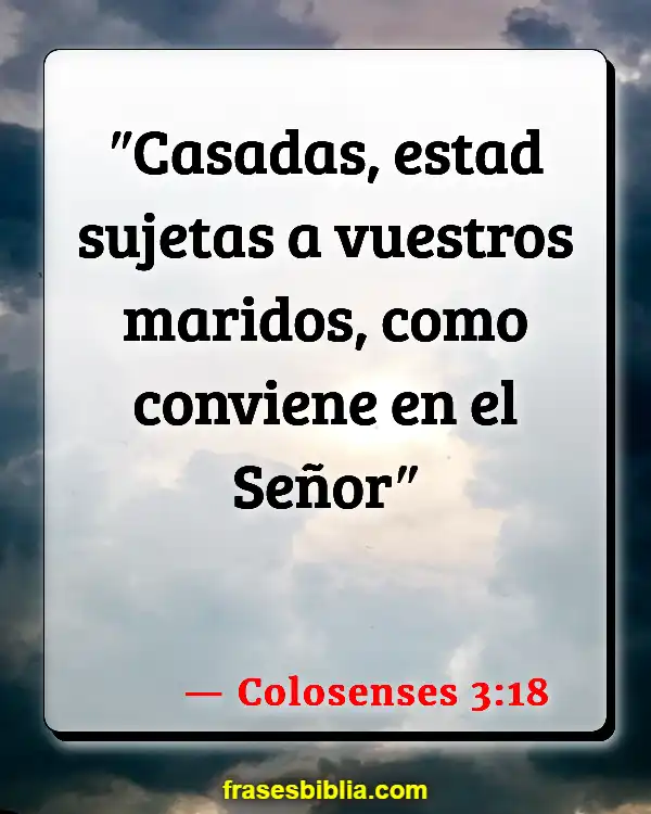 Versículos De La Biblia Esposas presentando (Colosenses 3:18)
