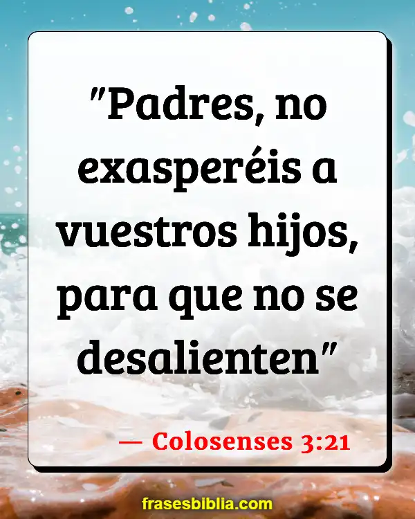 Versículos De La Biblia Niños descarriados (Colosenses 3:21)
