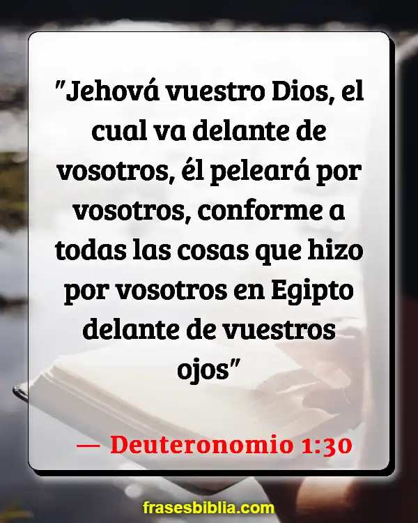 Versículos De La Biblia Comenzando una pelea (Deuteronomio 1:30)