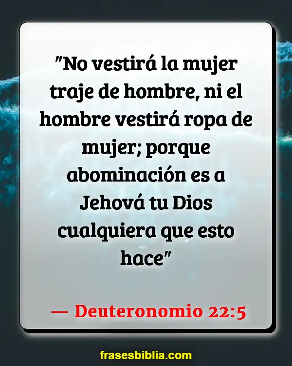 Versículos De La Biblia Mujeres con pantalones (Deuteronomio 22:5)