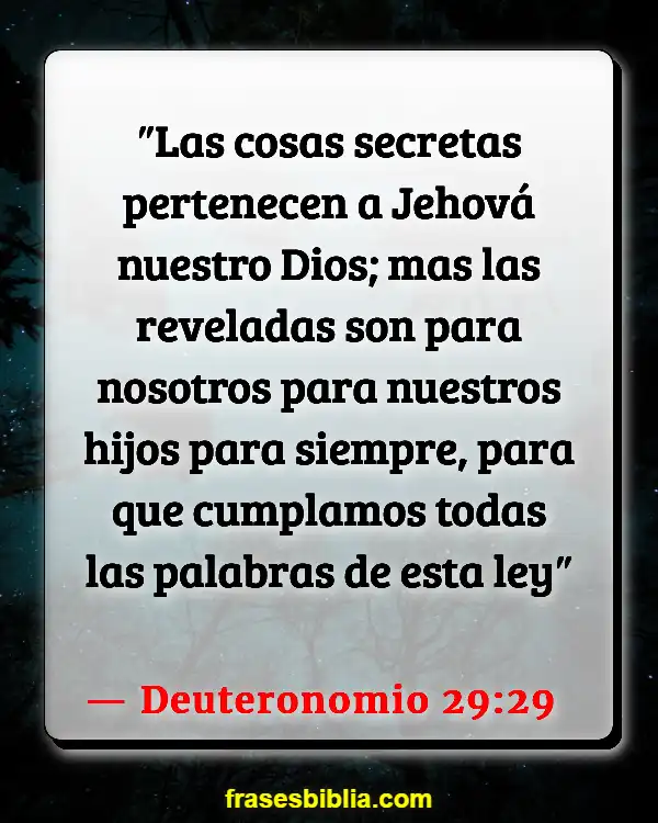 Versículos De La Biblia Capacidad (Deuteronomio 29:29)