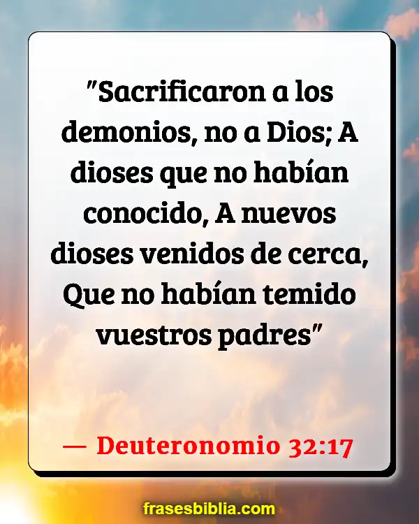 Versículos De La Biblia Azrael (Deuteronomio 32:17)