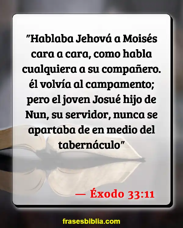 Versículos De La Biblia Amistad (Éxodo 33:11)