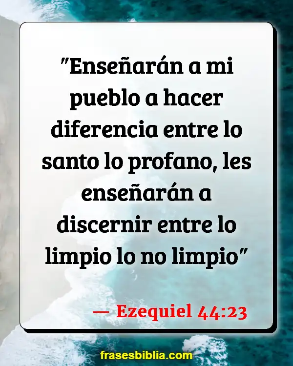 Versículos De La Biblia Sacerdotes (Ezequiel 44:23)