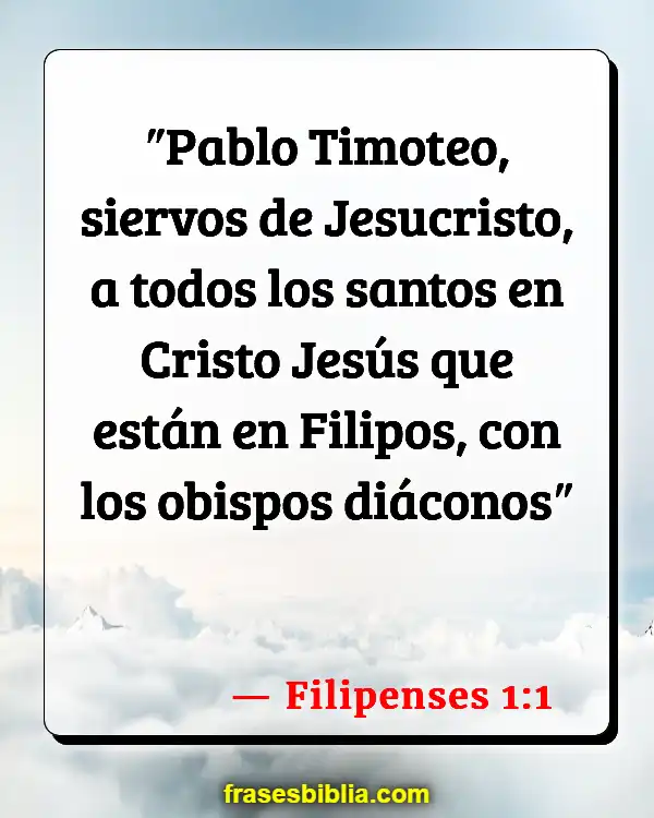 Versículos De La Biblia Ancianos y diáconos (Filipenses 1:1)