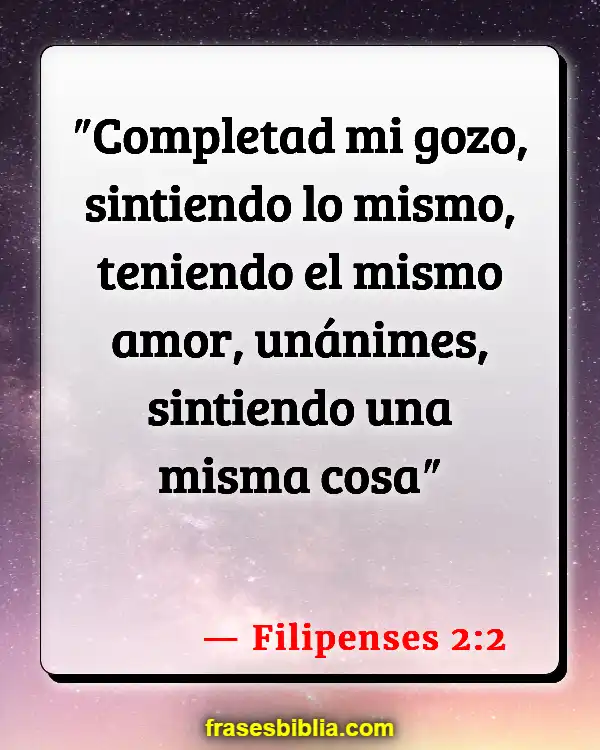 Versículos De La Biblia Fanfarronería (Filipenses 2:2)
