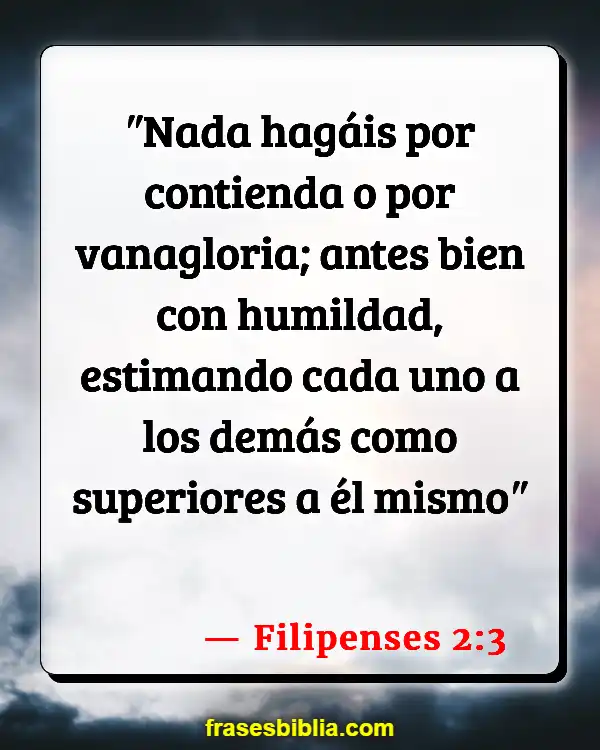 Versículos De La Biblia Desunión (Filipenses 2:3)