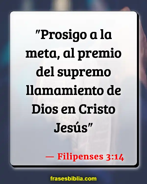 Versículos De La Biblia Jesús llamando (Filipenses 3:14)