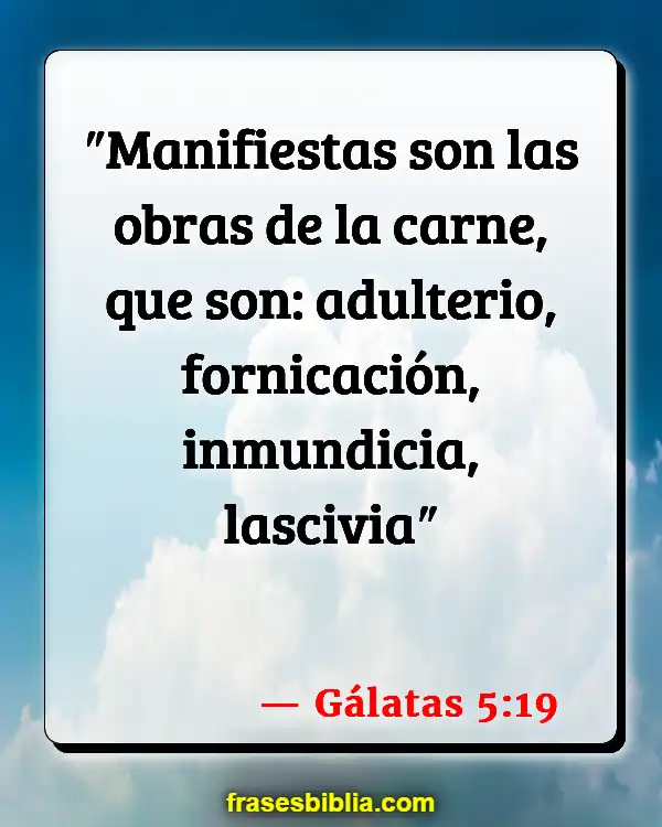 Versículos De La Biblia Tener un hijo por adulterio (Gálatas 5:19)