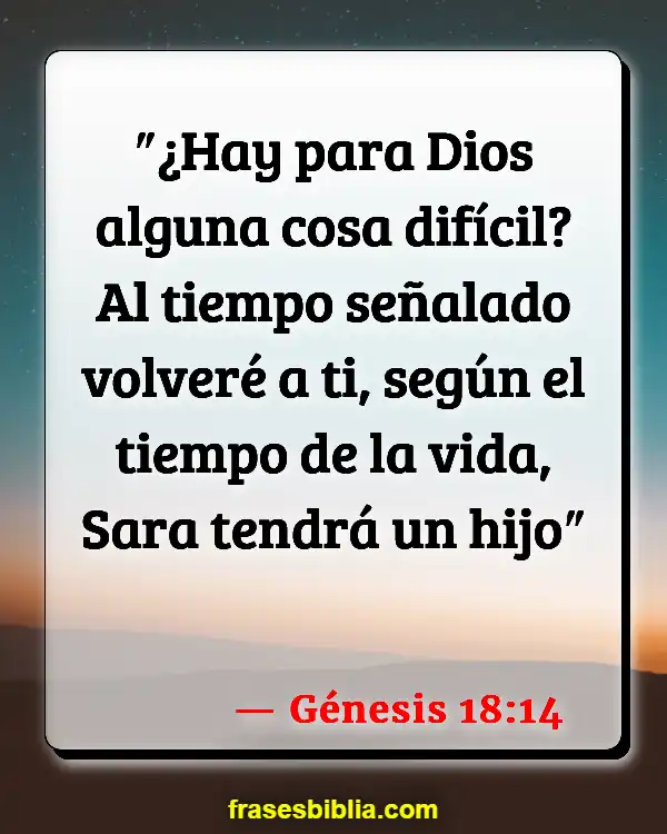 Versículos De La Biblia Capacidad (Génesis 18:14)