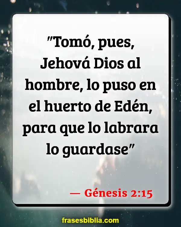 Versículos De La Biblia Haciendo ejercicio (Génesis 2:15)