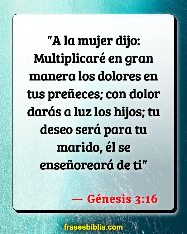 Versículos De La Biblia Edad madura de mujer (Génesis 3:16)