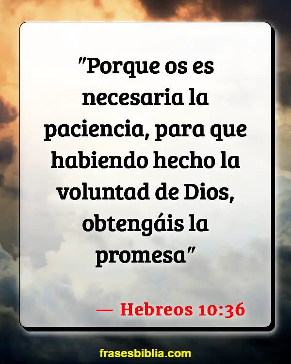 Versículos De La Biblia Testamentos (Hebreos 10:36)