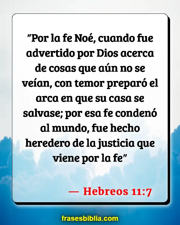 Versículos De La Biblia ¿Quiénes son cristianos? (Hebreos 11:7)